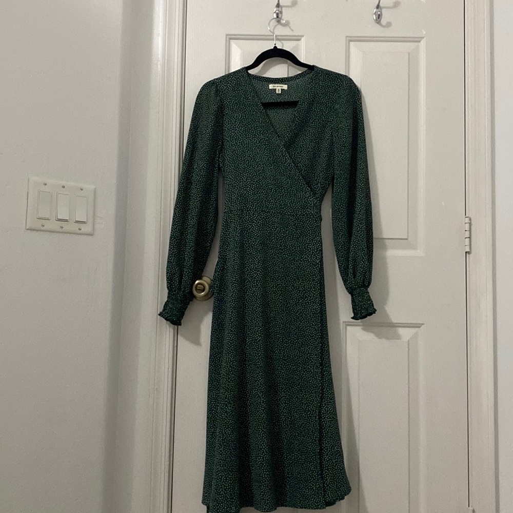 Max studio midi wrap dress